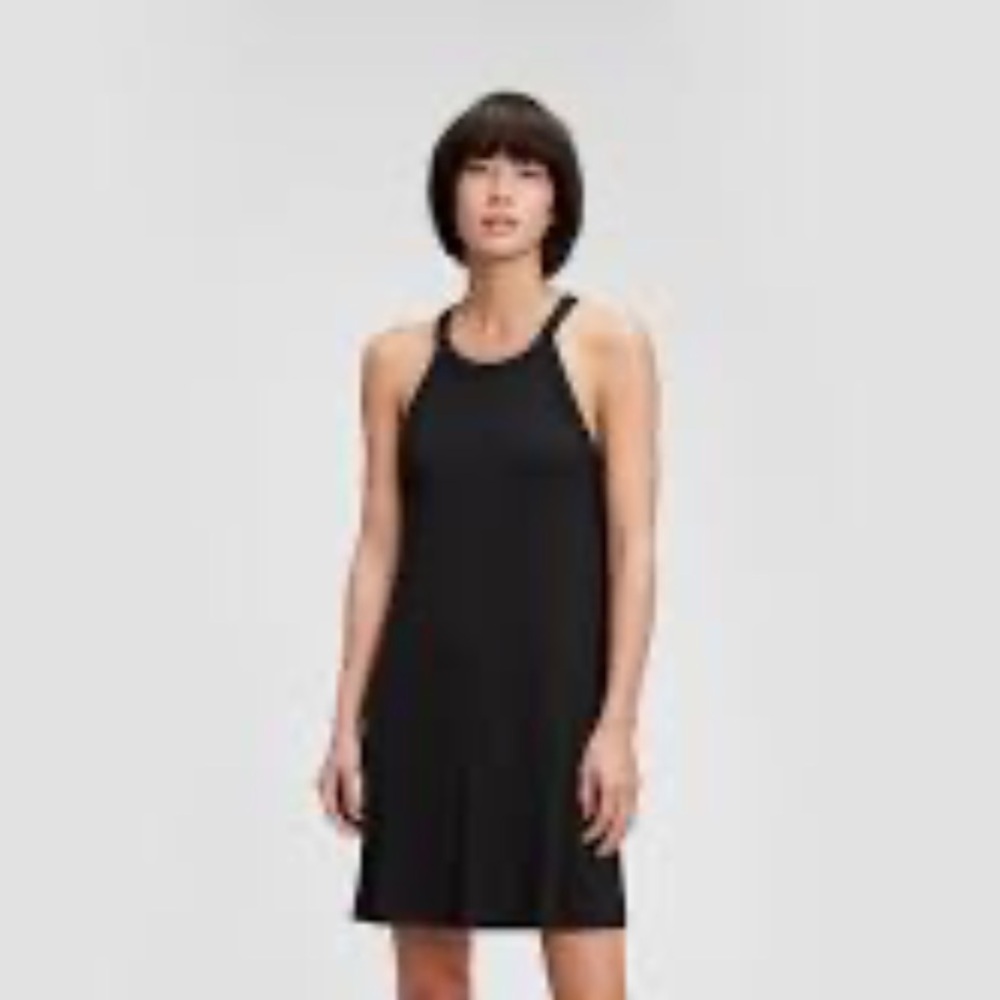 Black Halter Neck Dress